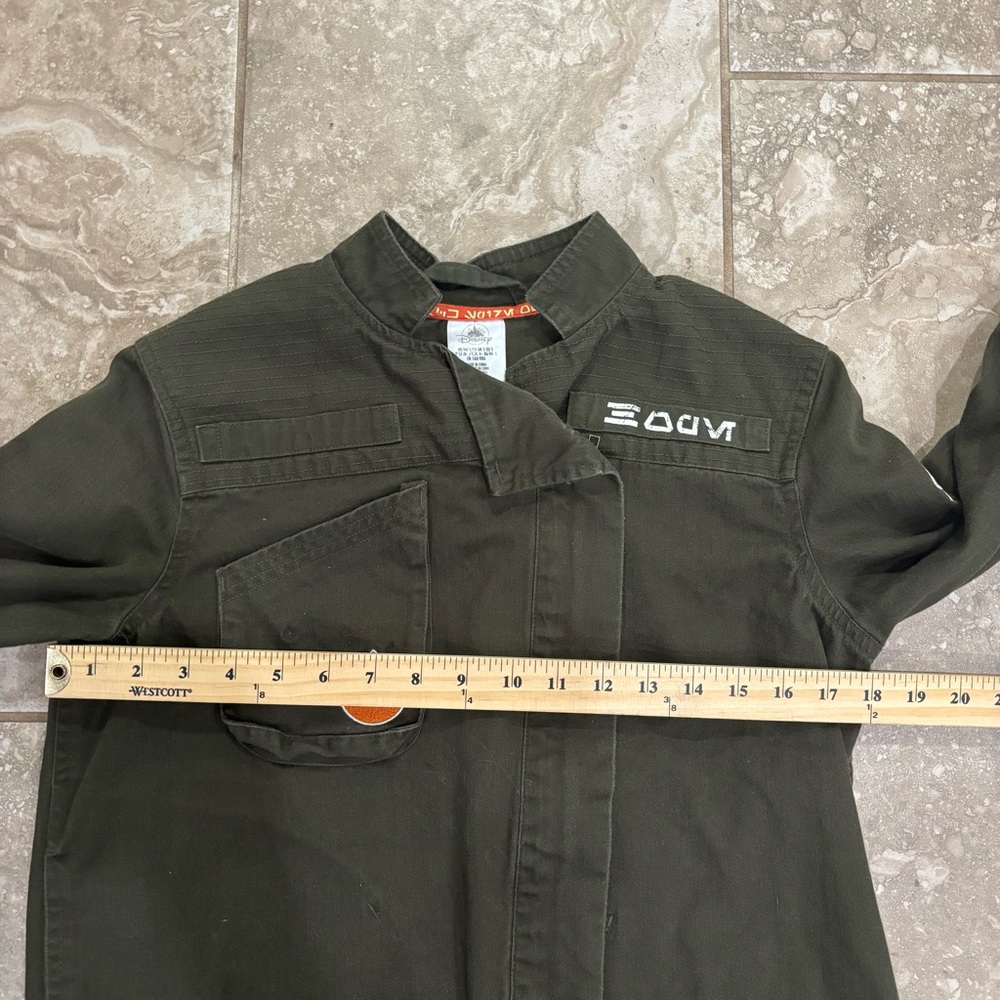 Star Wars Galaxy’s Edge Resistance Jacket Full Zip Resist Rebel Spire Log Sz S - Picture 9 of 11